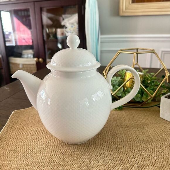 VILLEROY & BOCH Luxembourg Tipo Blue Coffee / Tea Pot & Lid Fine Vilbo China - Picture 1 of 8